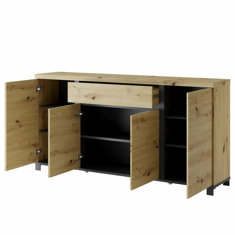 Loftscape Loftscape Buffet Bilsen II – Imitation Chêne Artisan