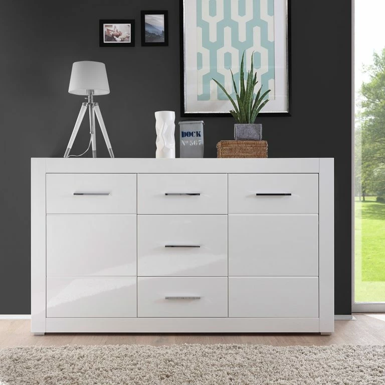 Loftscape Loftscape Buffet Bricktown II – Blanc Brillant / Blanc Mat