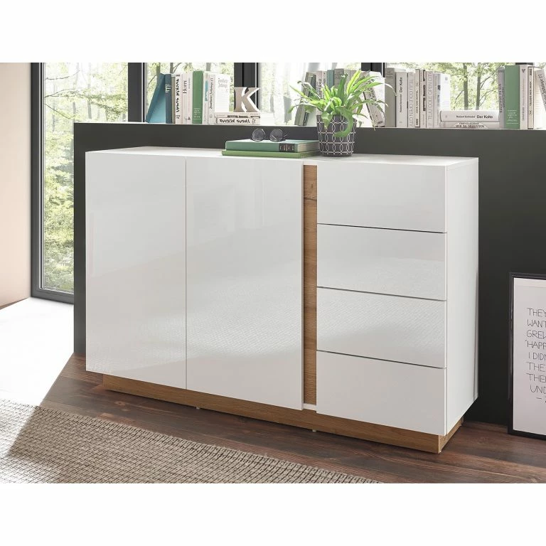 Loftscape Loftscape Buffet Cailla III – Blanc Brillant