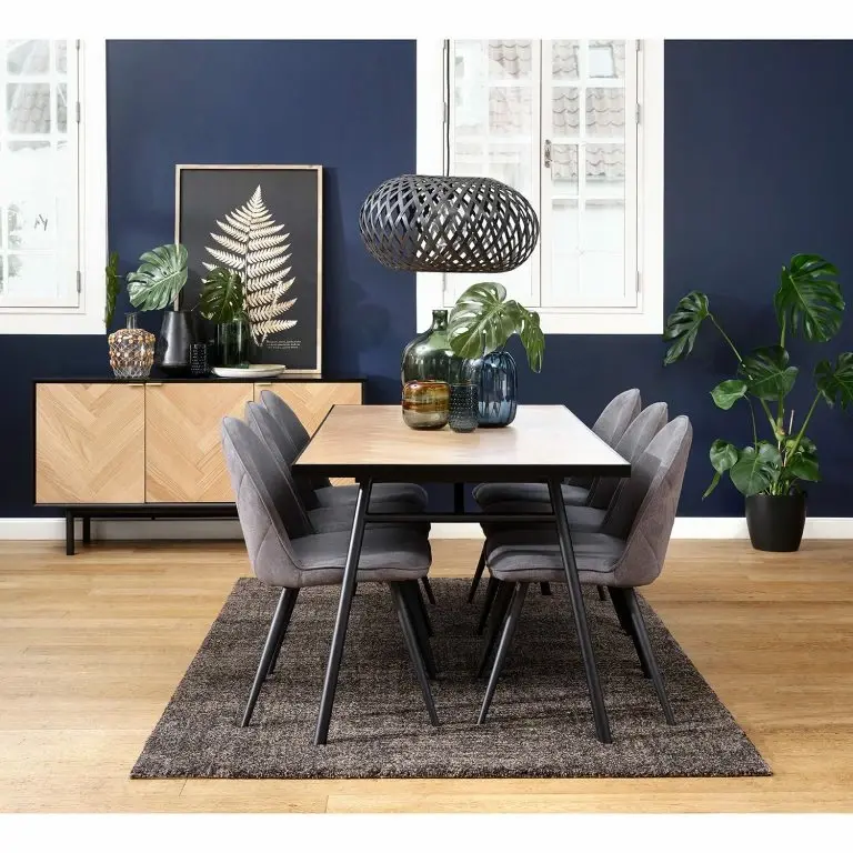 Loftscape Loftscape Buffet Charlo – Placage En Bois Véritable – Chêne / Noir