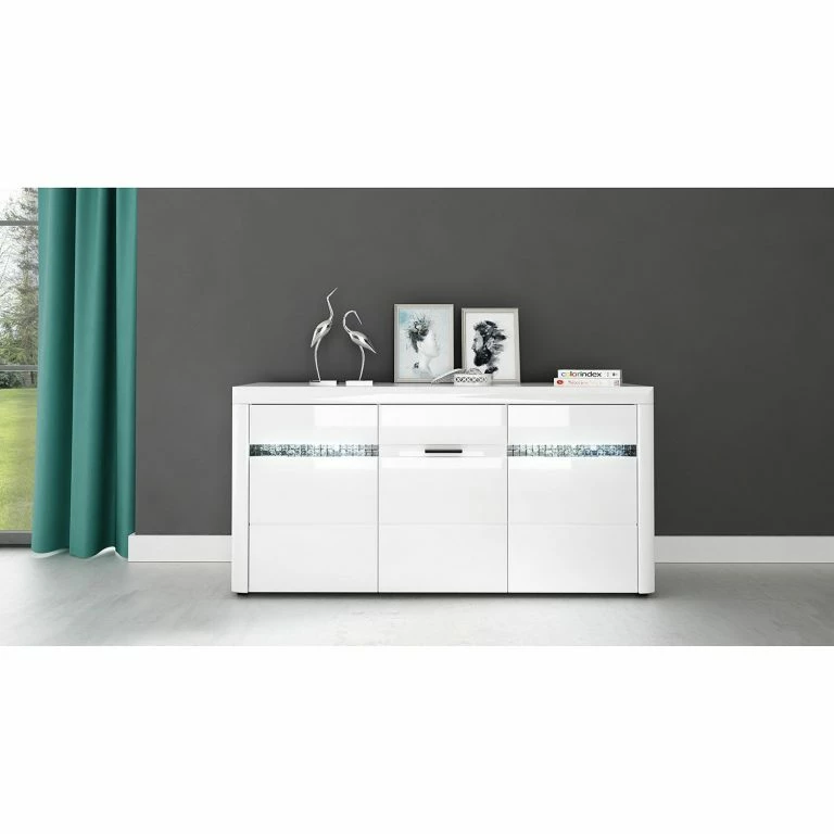 Loftscape Loftscape Buffet Charnocks – Blanc Brillant / Blanc