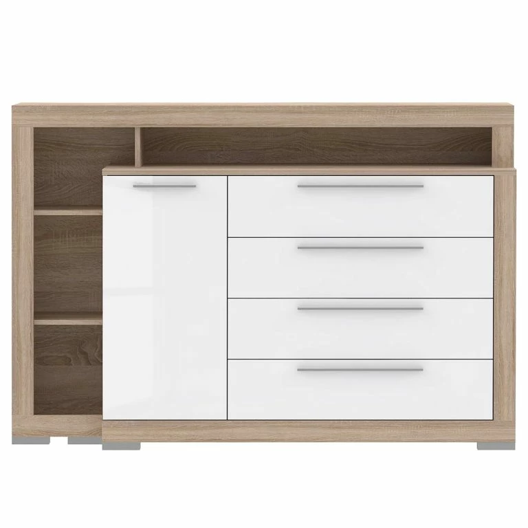 Loftscape Loftscape Buffet Grünwald – Imitation Chêne De Sonoma / Blanc Brillant