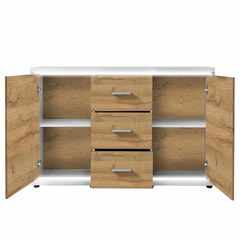 Loftscape Loftscape Buffet Hagby – Imitation Chêne / Blanc