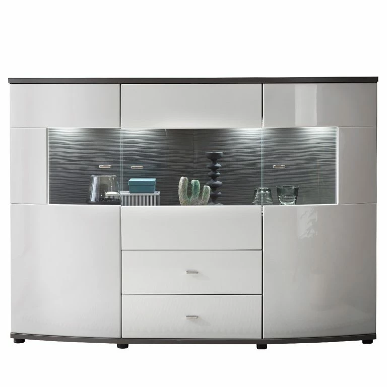 Loftscape Loftscape Buffet Intento I – Blanc Brillant / Anthracite