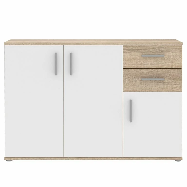 Loftscape Loftscape Buffet Kiltealy III – Blanc / Imitation Chêne Sonoma