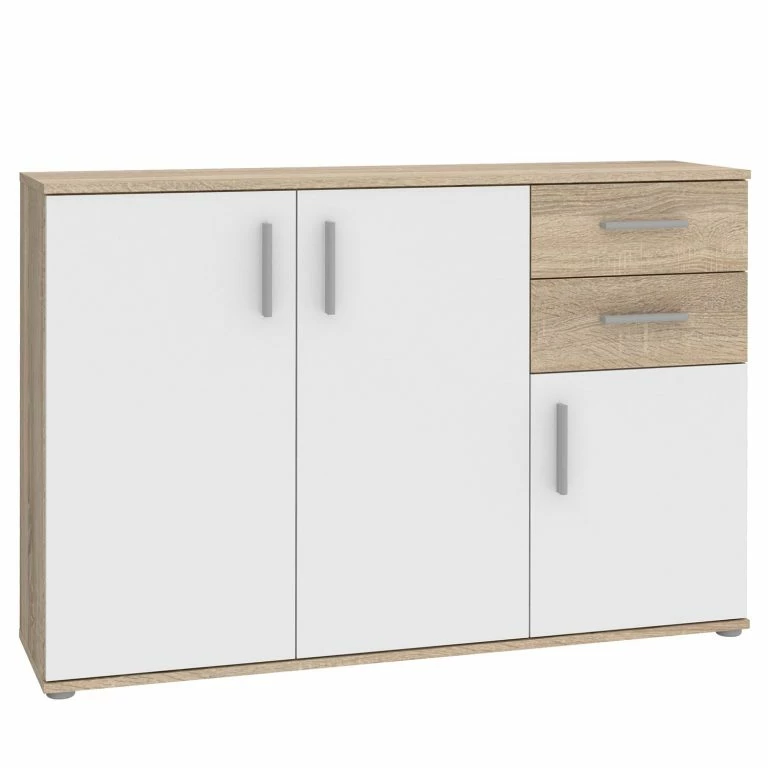 loftscape Loftscape Buffet Kiltealy III – Blanc / Imitation chêne Sonoma