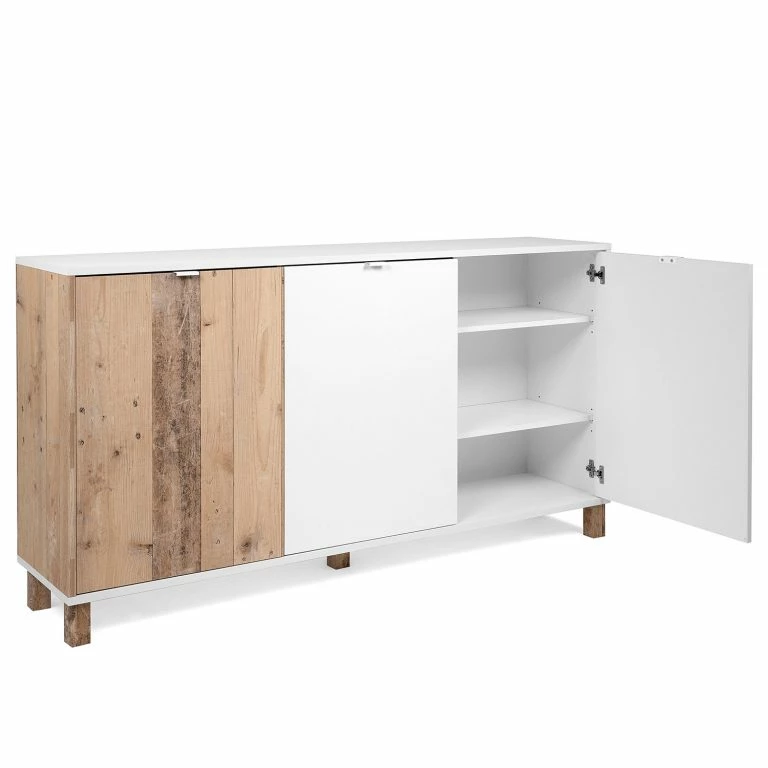 Loftscape Loftscape Buffet Mayac I – Blanc / Imitation Bois Recyclé