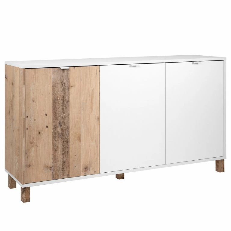 Loftscape Loftscape Buffet Mayac I – Blanc / Imitation Bois Recyclé