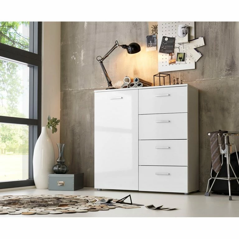 Loftscape Loftscape Buffet Moustier I – Blanc Brillant