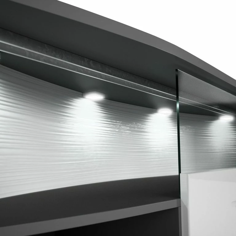 Loftscape Loftscape Buffet Mury – Blanc Brillant / Anthracite