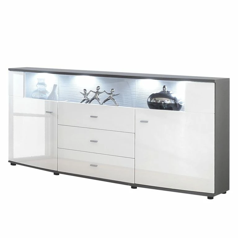 Loftscape Loftscape Buffet Mury – Blanc Brillant / Anthracite