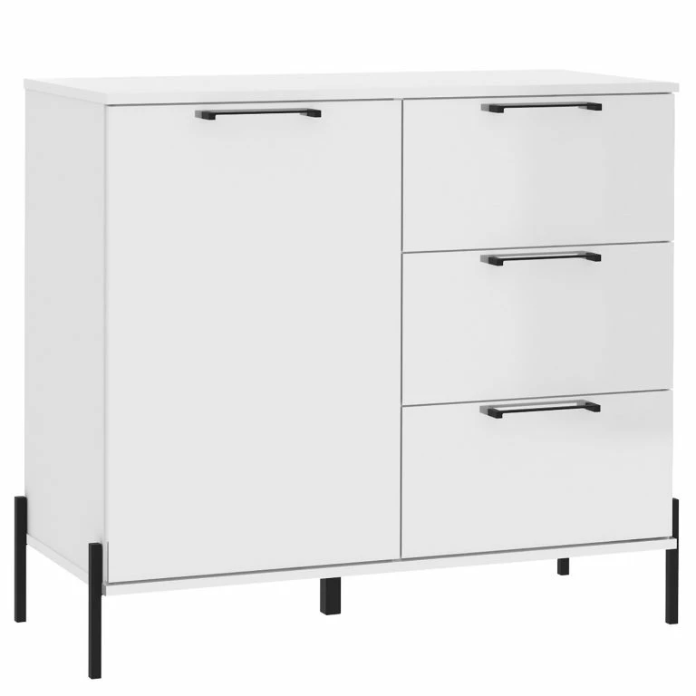 loftscape Loftscape Buffet Ozora – Blanc brillant / Blanc mat