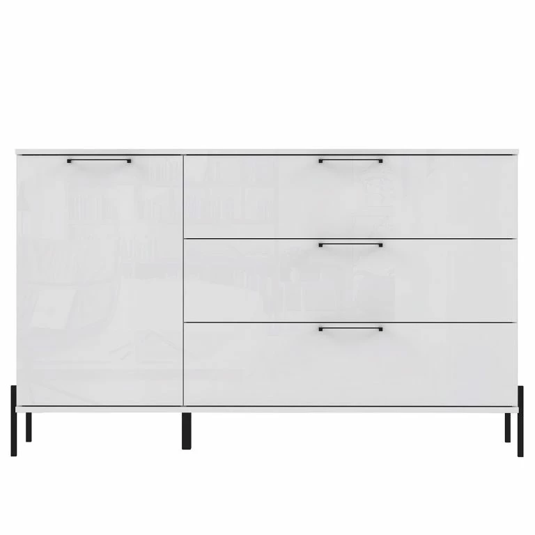 Loftscape Loftscape Buffet Ozora I – Blanc Brillant / Blanc Mat