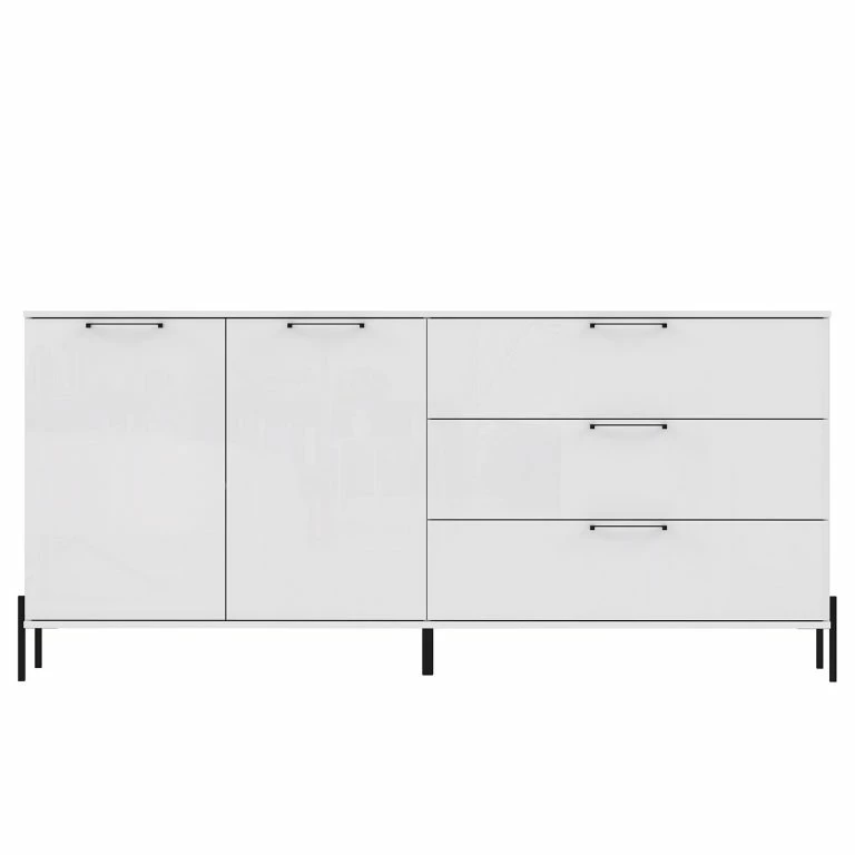 Loftscape Loftscape Buffet Ozora II – Blanc Brillant / Blanc Mat