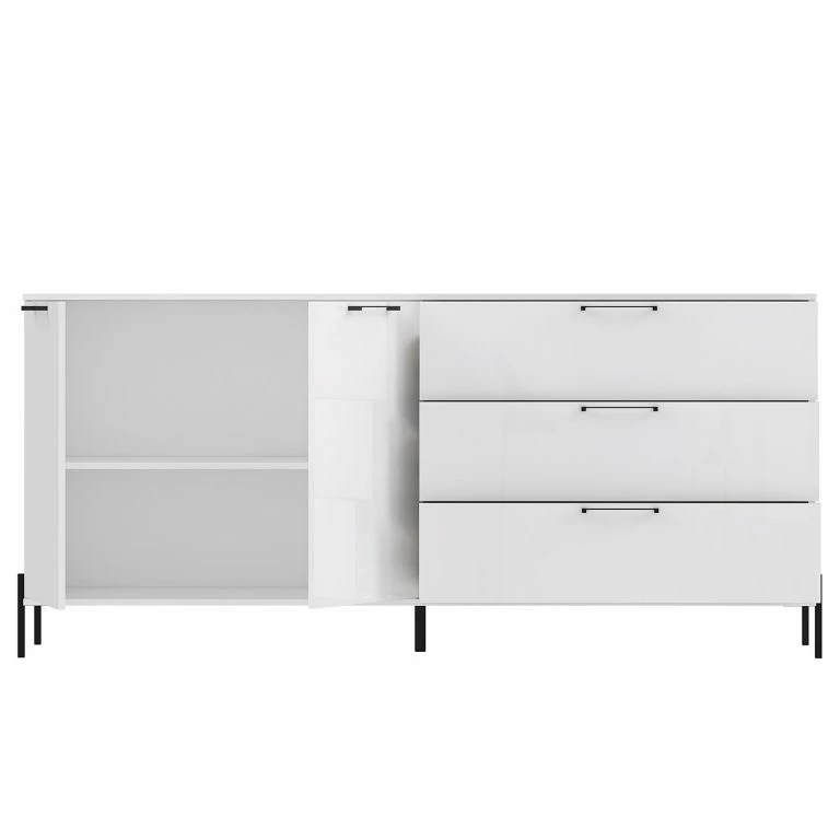 Loftscape Loftscape Buffet Ozora II – Blanc Brillant / Blanc Mat