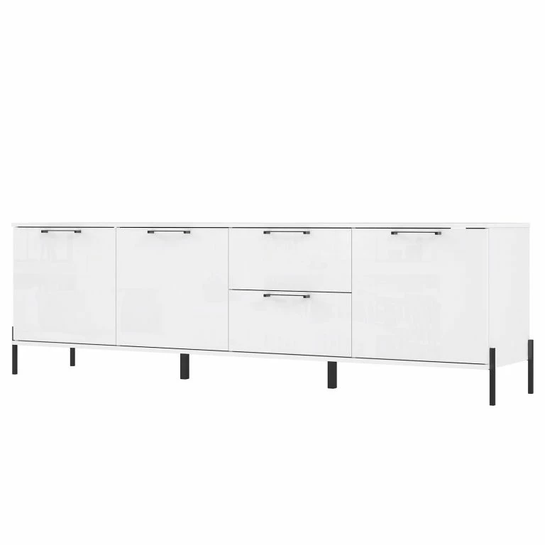 loftscape Loftscape Buffet Ozora III – Blanc brillant / Blanc mat