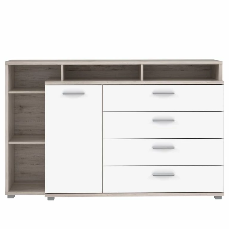Loftscape Loftscape Buffet Piemont III – Blanc / Imitation Chêne Sable
