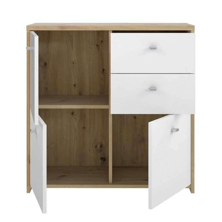 Loftscape Loftscape Buffet Rison III – Imitation Chêne Artisan / Blanc