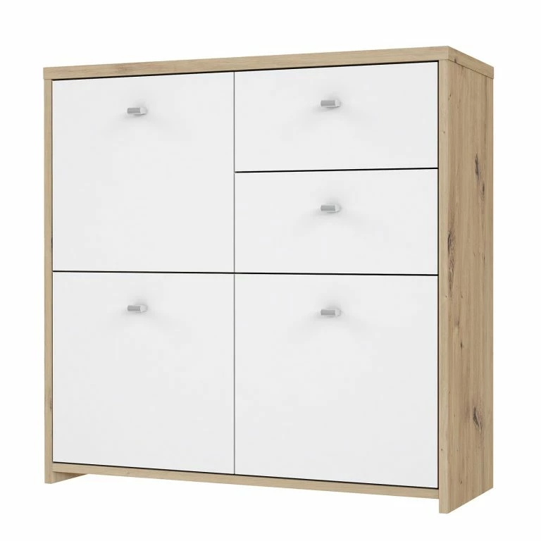 Loftscape Loftscape Buffet Rison III – Imitation Chêne Artisan / Blanc