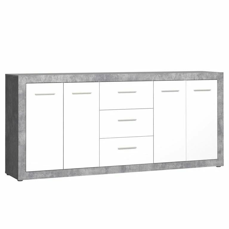 Loftscape Loftscape Buffet Solidus Par – Blanc / Imitation Béton