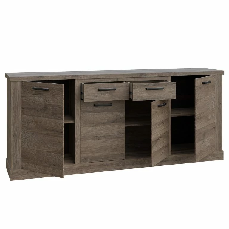 Loftscape Loftscape Buffet Temuco – Imitation Chêne Foncé