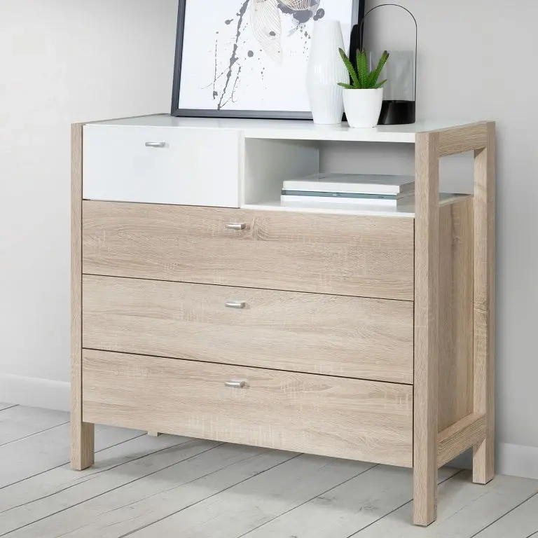 Loftscape Loftscape Buffet Thurles II – Imitation Chêne Sonoma / Blanc