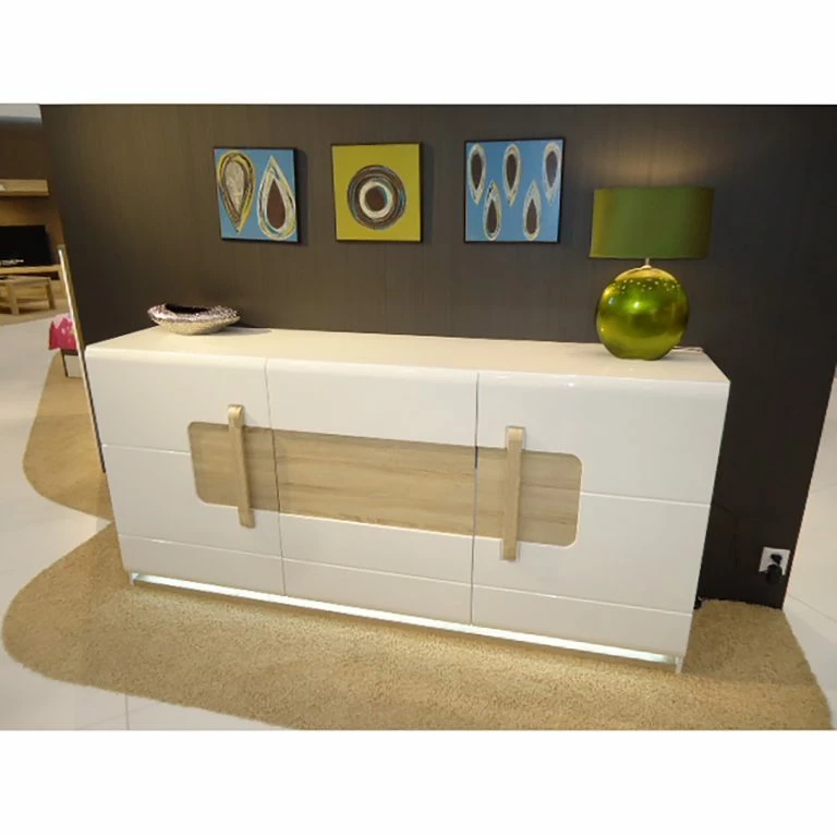 Loftscape Loftscape Buffet Toscana – Éclairage Inclus – Imitation Chêne De Sonoma