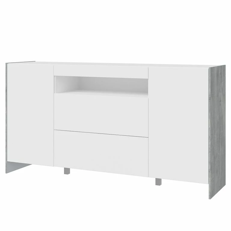 Loftscape Loftscape Buffet Urban I – Éclairage Éclairage  – Blanc / Imitation Chêne Gris