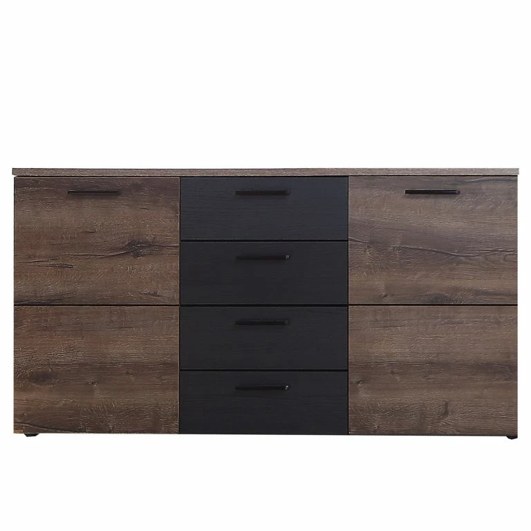 Loftscape Loftscape Buffet Uvero – Imitation Chêne Noir / Imitation Chêne Havanna