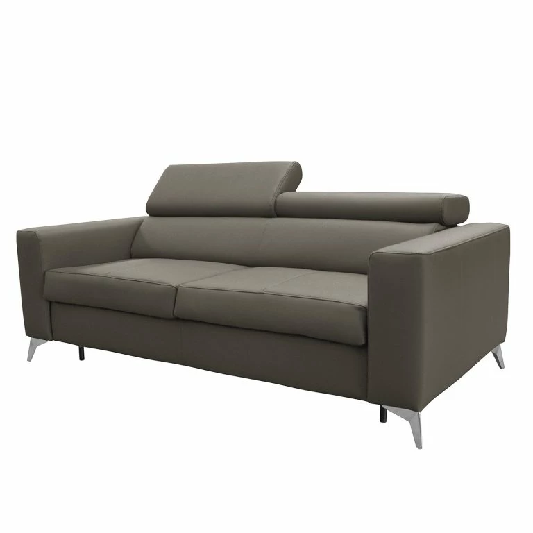 Loftscape Loftscape Canapé Convertible Adamo – Imitation Cuir – Cuir Mabel: Sahara Foncé – Avec Fonction Couchage