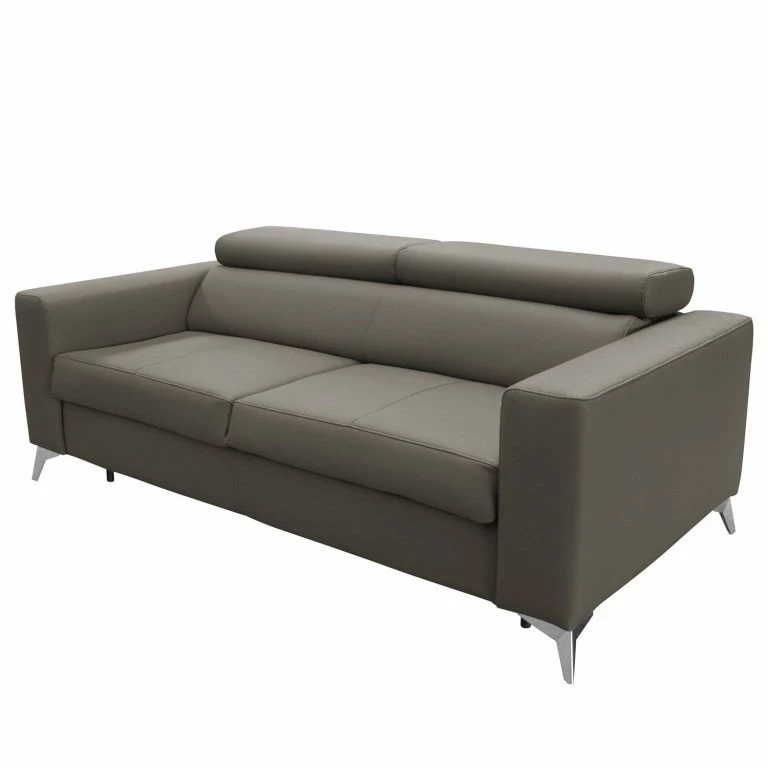 Loftscape Loftscape Canapé Convertible Adamo – Imitation Cuir – Cuir Mabel: Sahara Foncé – Avec Fonction Couchage