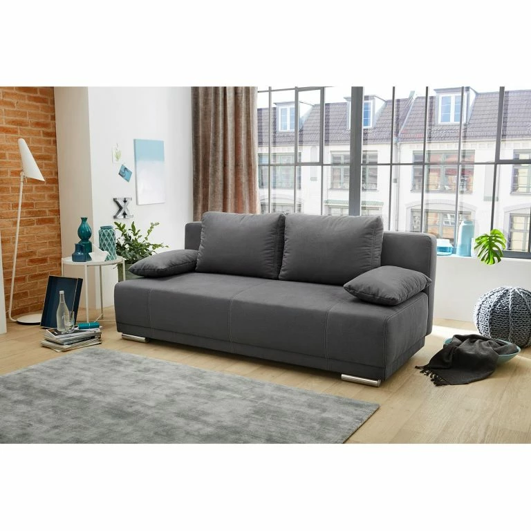 Loftscape Loftscape Canapé Convertible Freeland – Microfibre – Gris