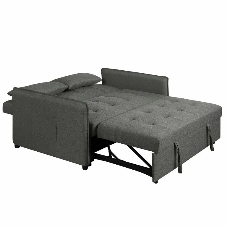 Loftscape Loftscape Canapé Convertible Millery – Tissu – Gris Foncé