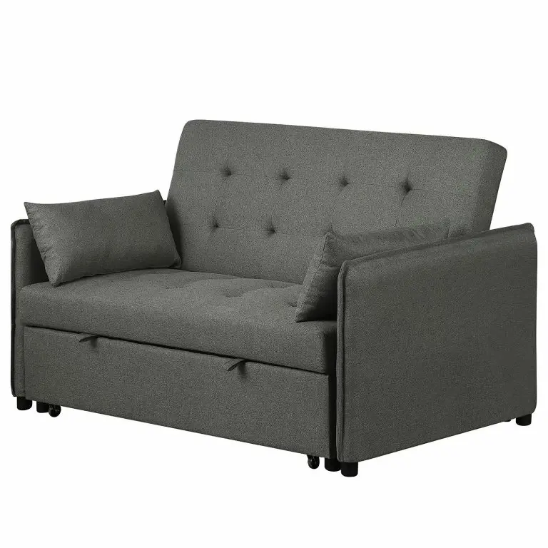 loftscape Loftscape Canapé convertible Millery – Tissu – Gris foncé