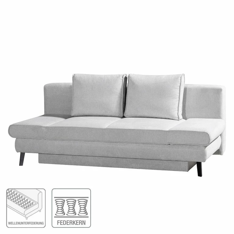 Loftscape Loftscape Canapé Convertible Salen III – Tissu – Gris Clair