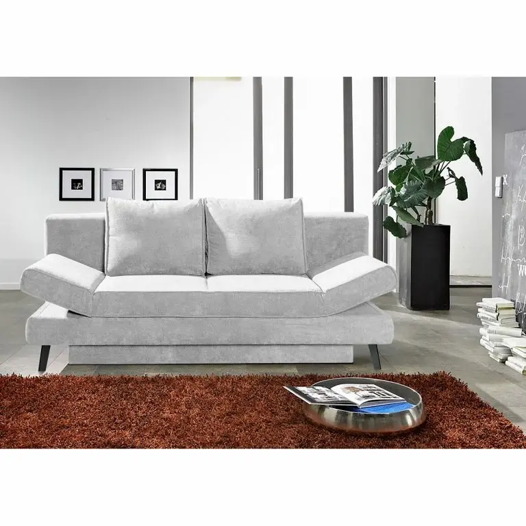 Loftscape Loftscape Canapé Convertible Salen III – Tissu – Gris Clair