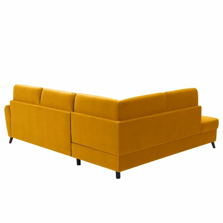 Loftscape Loftscape Canapé D’angle Chanly – Microfibre – Microfibre Faria: Jaune – Méridienne Longue à Gauche (vue De Face) – Sans Fonction Couchage
