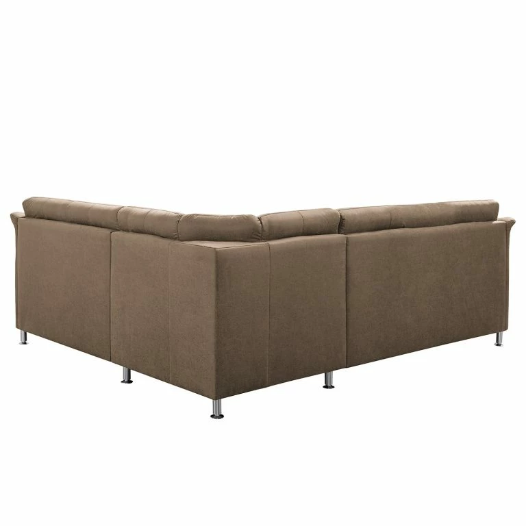 Loftscape Loftscape Canapé D’angle Guillon – Microfibre – Microfibre Taeko: Marron Foncé – Alignement à Gauche – Sans Fonction Couchage