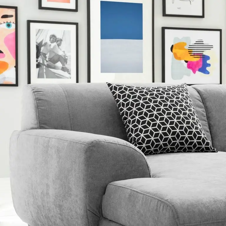 Loftscape Loftscape Canapé D’angle Lefroy II – Tissu – Granit – Méridienne Courte à Gauche (vue De Face) – Sans Fonction