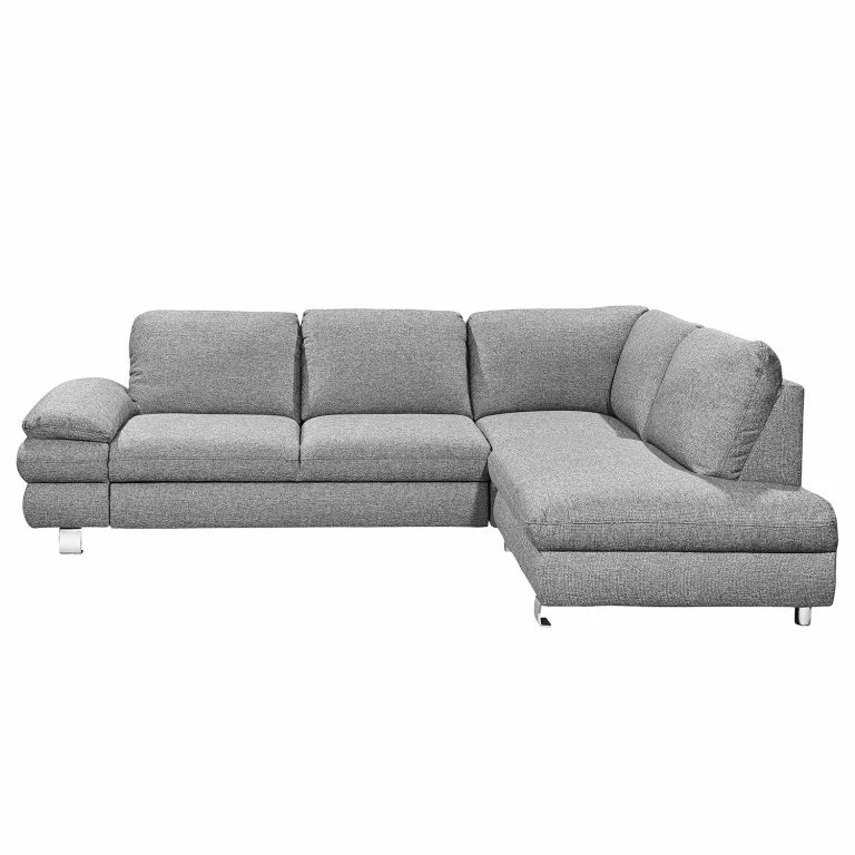 Loftscape Loftscape Canapé D’angle Wasillas – Gris – Méridienne Courte à Droite (vue De Face) – Coffre De Lit – Fonction Couchage