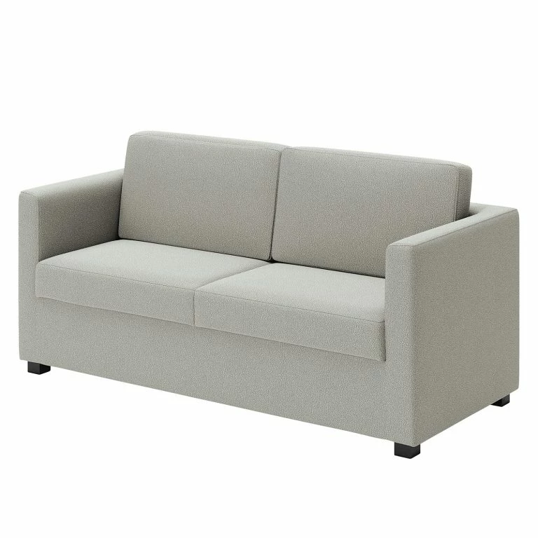 loftscape Loftscape Canapé Deven X (2 places) – Aspect cuir vieilli – Gris clair