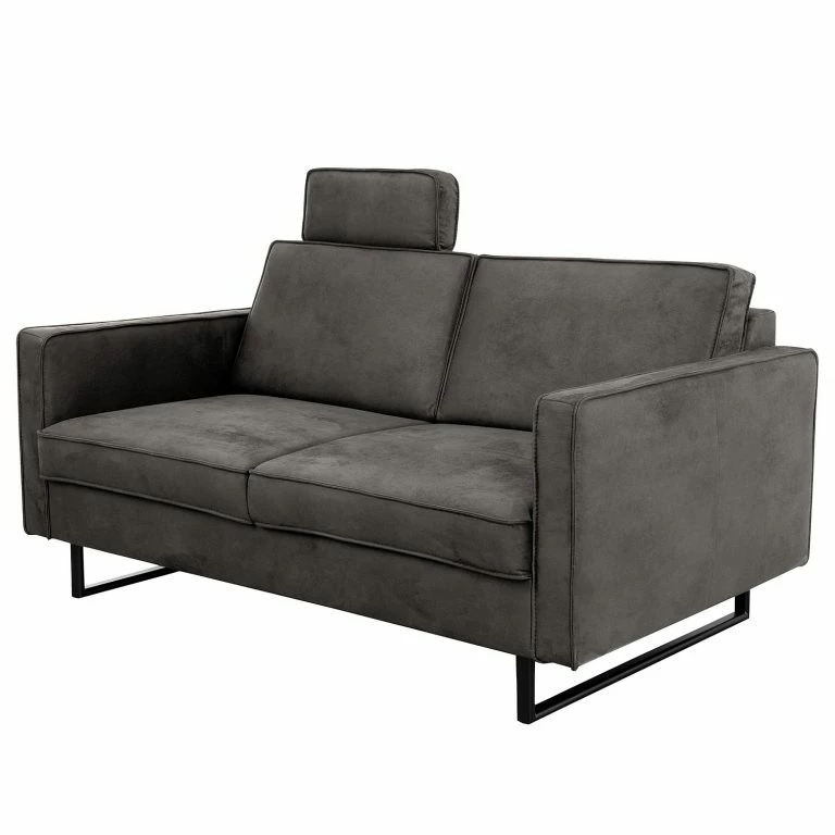 loftscape Loftscape Canapé Godow (2 places) – Microfibre Flavie: Gris