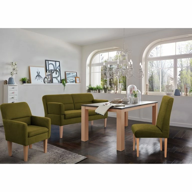 Loftscape Loftscape Canapé Juillac (2-3 Places) – Tissage à Plat – Tissu Olea: Vert Olive