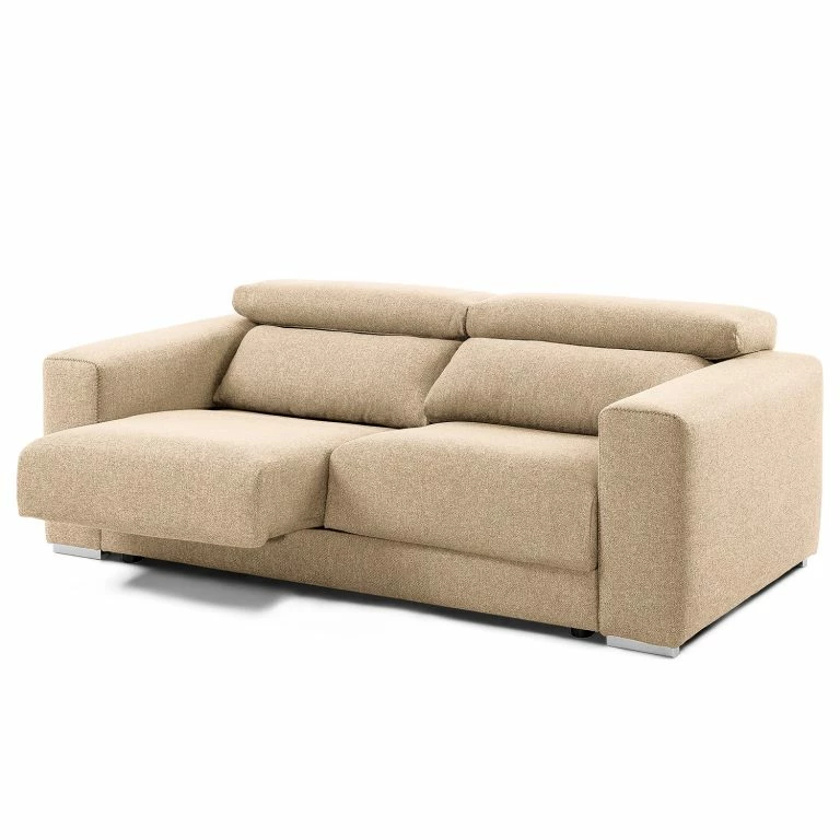 Loftscape Loftscape Canapé Karrum (3 Places) – Chenille – Tissu Chenille Chaja: Beige