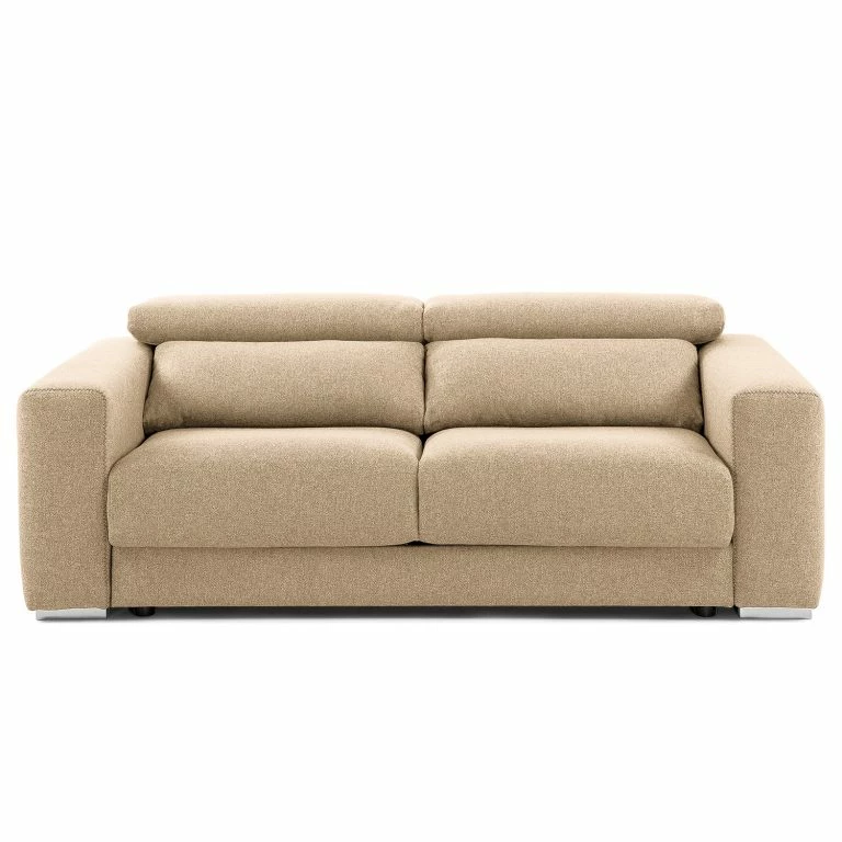 Loftscape Loftscape Canapé Karrum (3 Places) – Chenille – Tissu Chenille Chaja: Beige