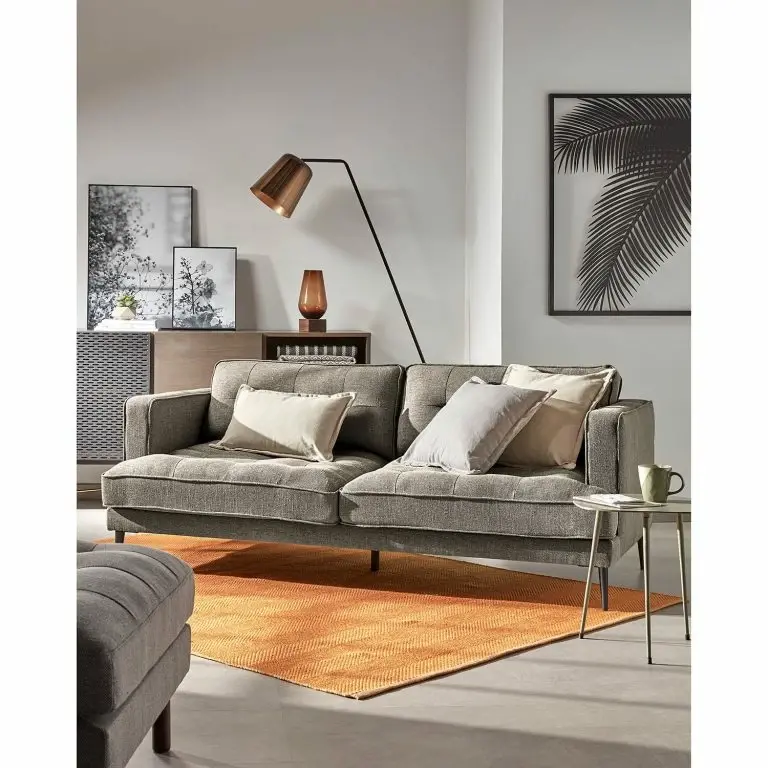 Loftscape Loftscape Canapé Kastel (2 Places) – Tissu Chenille Pura: Gris