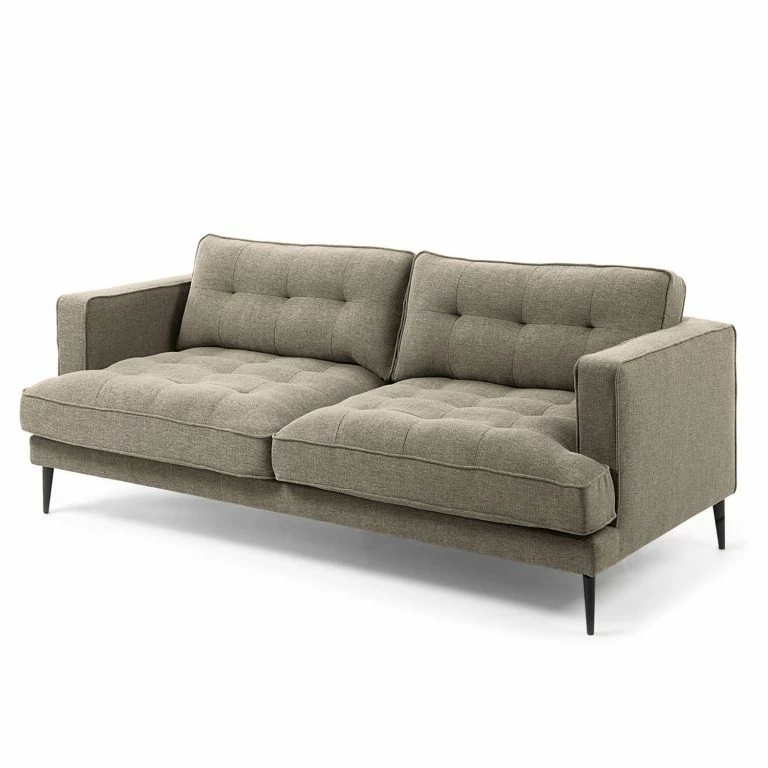 loftscape Loftscape Canapé Kastel (2 places) – Tissu Chenille Pura: Gris