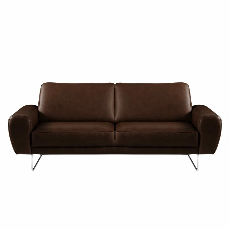 Loftscape Loftscape Canapé Kerman (2 Places) – Cuir Véritable – Marron Foncé