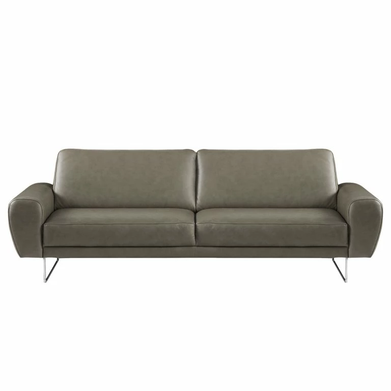 Loftscape Loftscape Canapé Kerman (3 Places) – Cuir Véritable – Gris