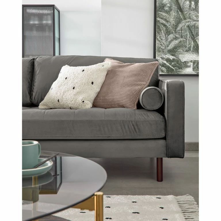 Loftscape Loftscape Canapé Lazac (2 Places) – Velours Juin: Gris